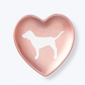 🆕VS PINK HEART TRINKET DISH NIB!